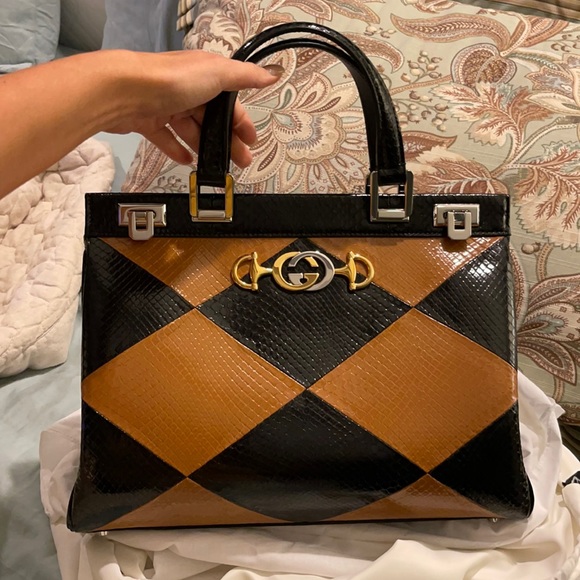 ⭐️NWT RARE ⭐️Gucci Python Zumi bag! - Picture 1 of 2
